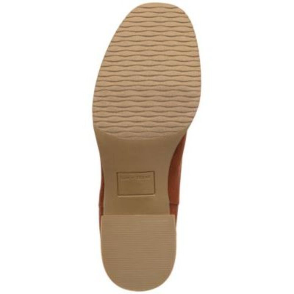 SUN STONE Womens Brown Stretch Lyraa Round Toe Block Heel Zip-Up Booties 5.5 M - Picture 4 of 4